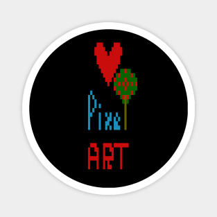 Love Pixel Art Magnet